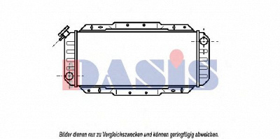 AKS DASIS 090160n -  Радиатор, охлаждение двигателя